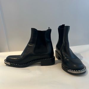 Miu Miu Stud Detail Booties